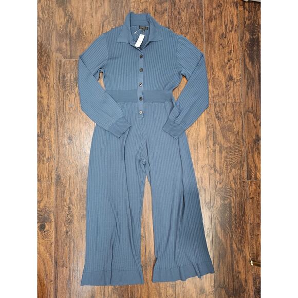 J.Crew Blue Romper - Women's Size XL - New With Tags - Picture 1 of 3